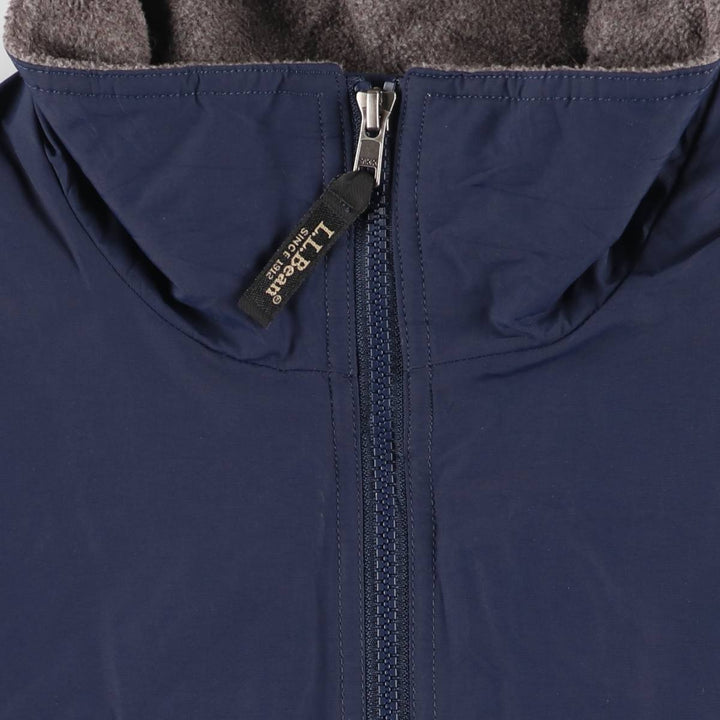 90s-00'S LL Bean Padded Mountain Jacket, Shell Jacket, Puffer Jacket, Men's Size L, Vintage Nylon navy blue type Vintage Second Hand