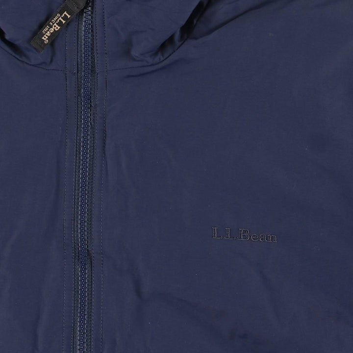 90s-00'S LL Bean Padded Mountain Jacket, Shell Jacket, Puffer Jacket, Men's Size L, Vintage Nylon navy blue type Vintage Second Hand