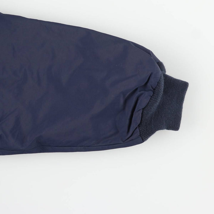 90s-00'S LL Bean Padded Mountain Jacket, Shell Jacket, Puffer Jacket, Men's Size L, Vintage Nylon navy blue type Vintage Second Hand