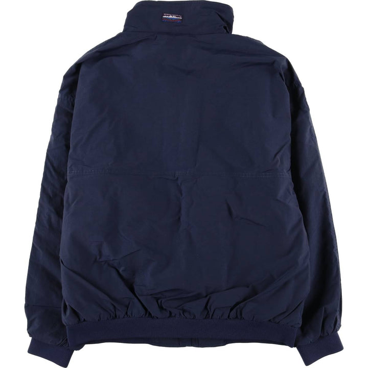 90'S White Sierra Padded Mountain Jacket, Shell Jacket, Puffer Jacket, Men's XL, Vintage Nylon navy blue type Vintage Second Hand
