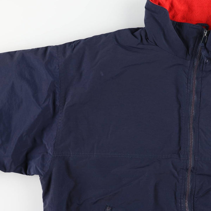 90'S White Sierra Padded Mountain Jacket, Shell Jacket, Puffer Jacket, Men's XL, Vintage Nylon navy blue type Vintage Second Hand