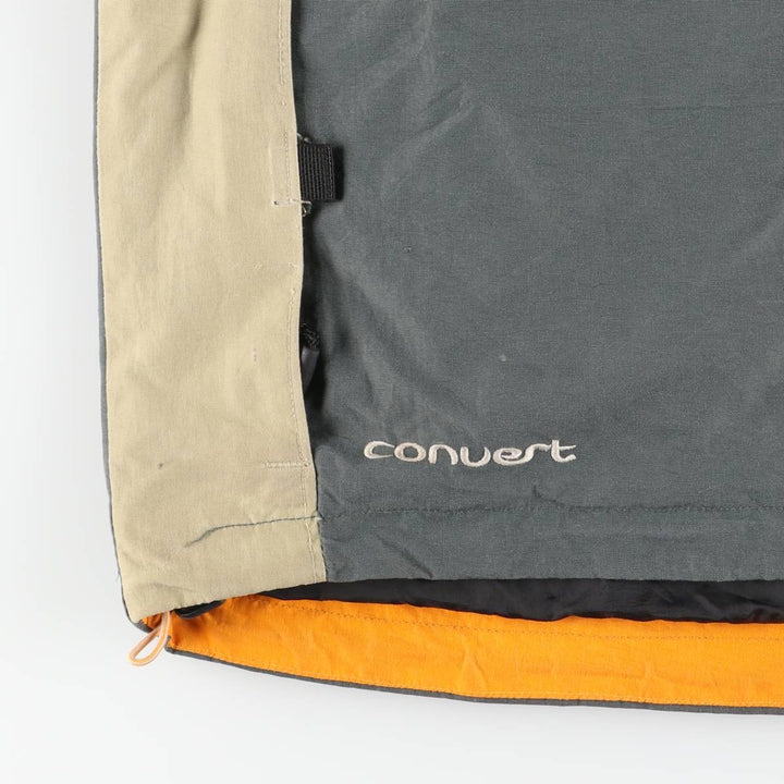 90s-00'S Vintage Columbia Convert Mountain Jacket, Shell Jacket, Men's Size Medium Nylon Khaki type sage green Vintage Second Hand