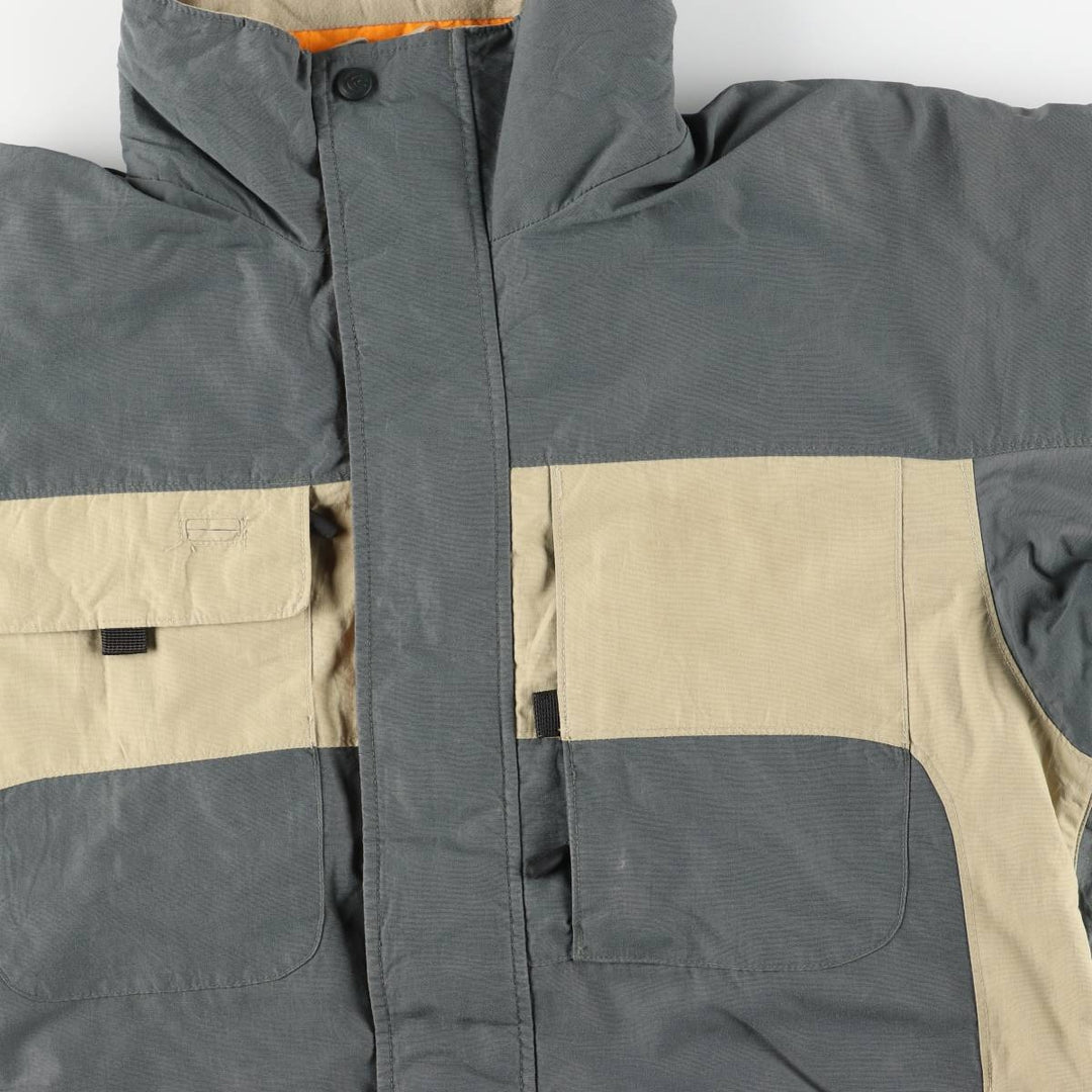 90s-00'S Vintage Columbia Convert Mountain Jacket, Shell Jacket, Men's Size Medium Nylon Khaki type sage green Vintage Second Hand