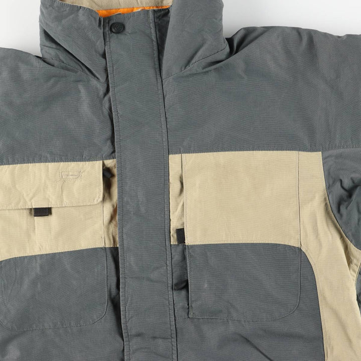 90s-00'S Vintage Columbia Convert Mountain Jacket, Shell Jacket, Men's Size Medium Nylon Khaki type sage green Vintage Second Hand