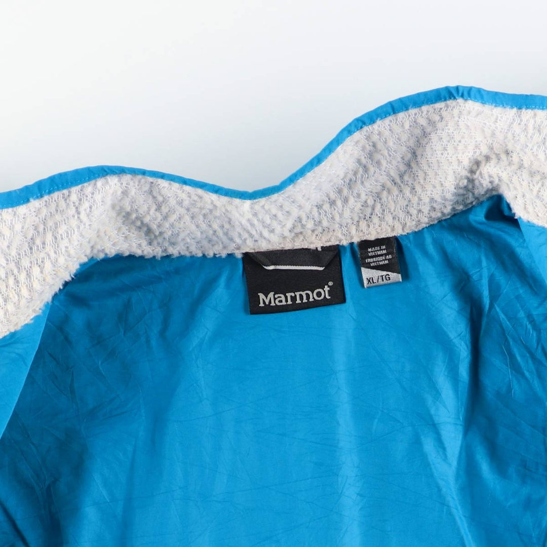 Marmot Ripstop Mountain Jacket, Shell Jacket, Men's XL Nylon turquoise blue Vintage Second Hand