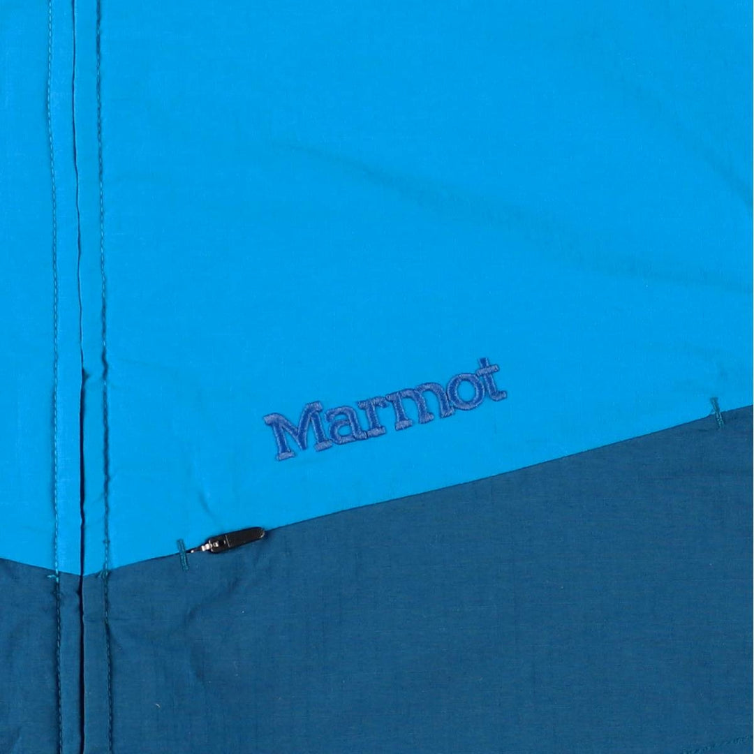 Marmot Ripstop Mountain Jacket, Shell Jacket, Men's XL Nylon turquoise blue Vintage Second Hand