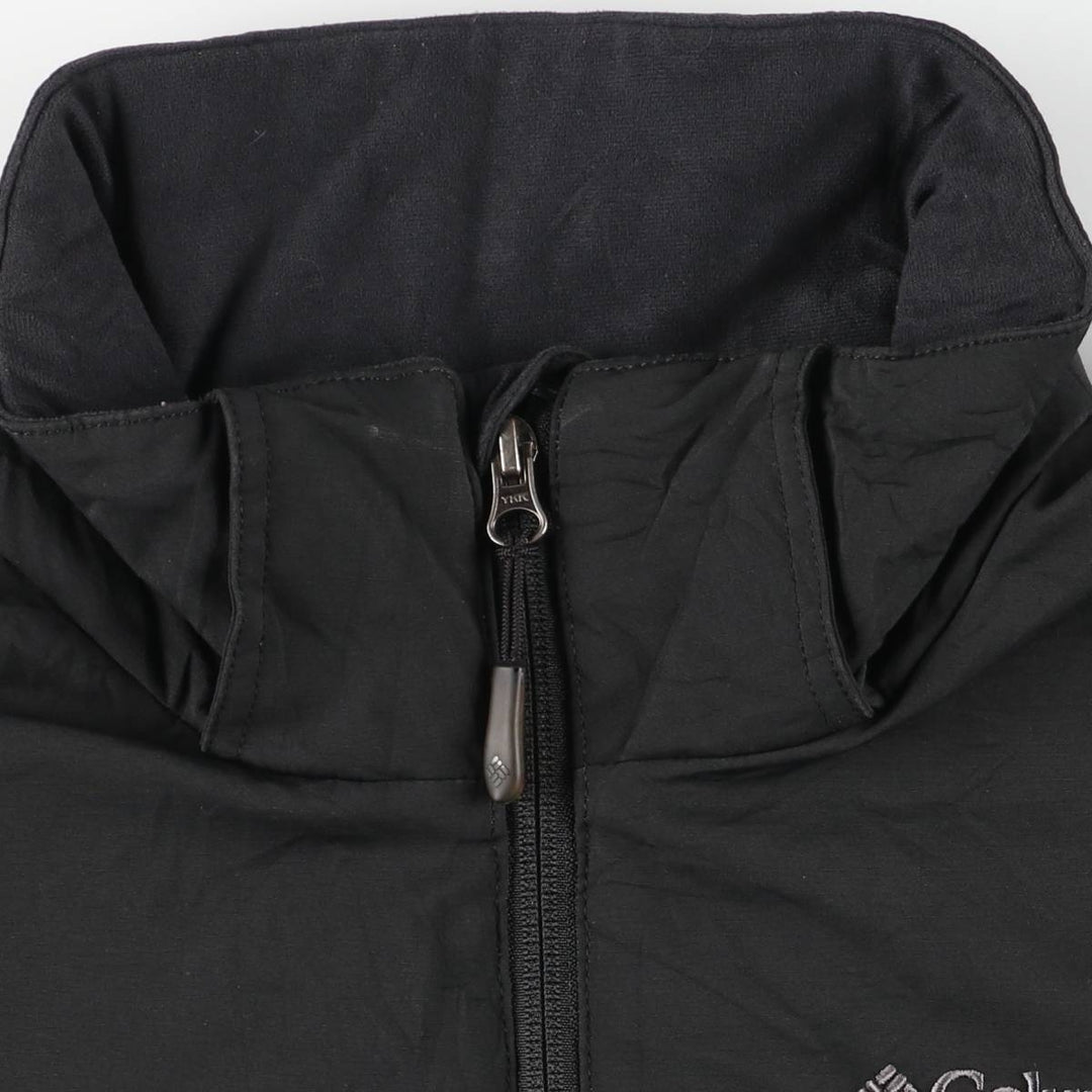 2000'S Columbia padded softshell jacket, men's size L polyester black type Vintage Second Hand