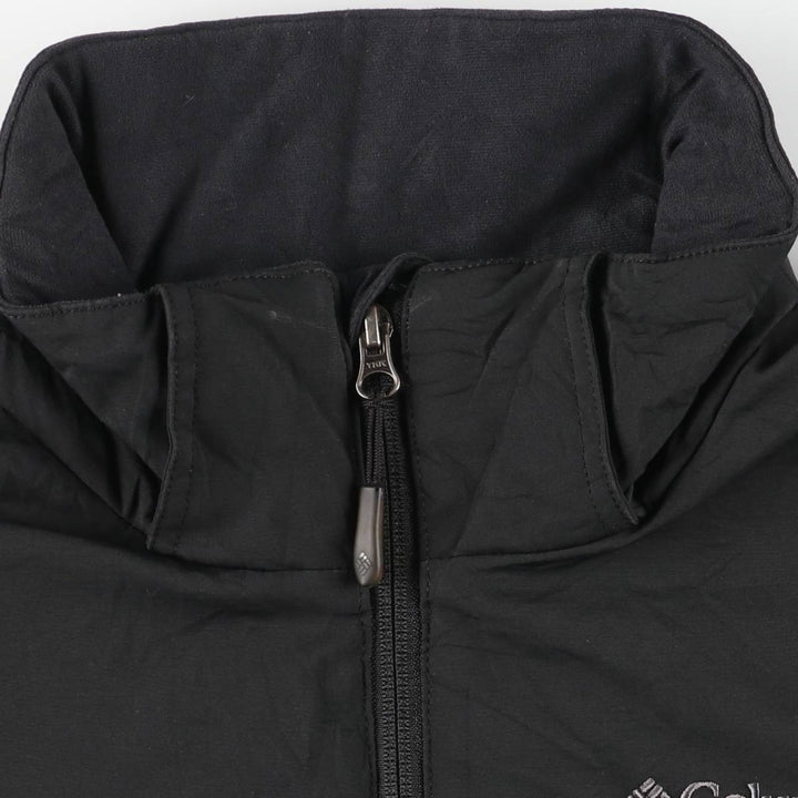 2000'S Columbia padded softshell jacket, men's size L polyester black type Vintage Second Hand