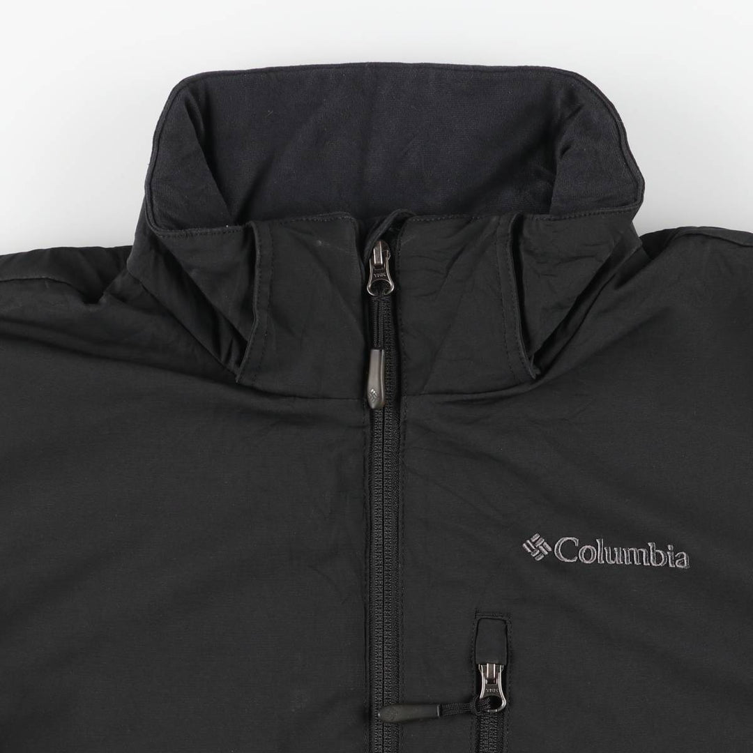 2000'S Columbia padded softshell jacket, men's size L polyester black type Vintage Second Hand
