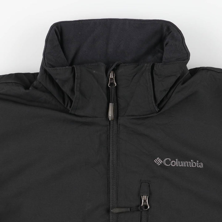 2000'S Columbia padded softshell jacket, men's size L polyester black type Vintage Second Hand