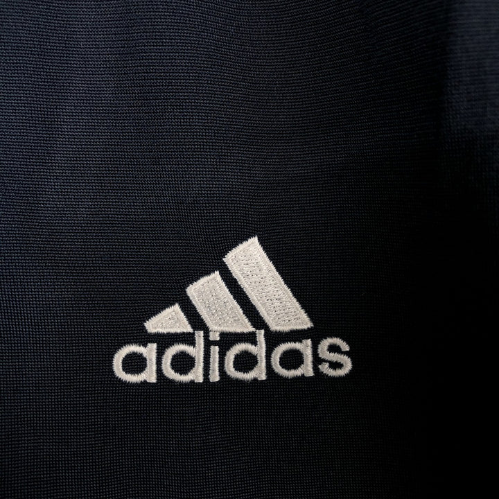 00'S adidas back logo jersey track jacket men's size L polyester navy blue type Vintage Second Hand