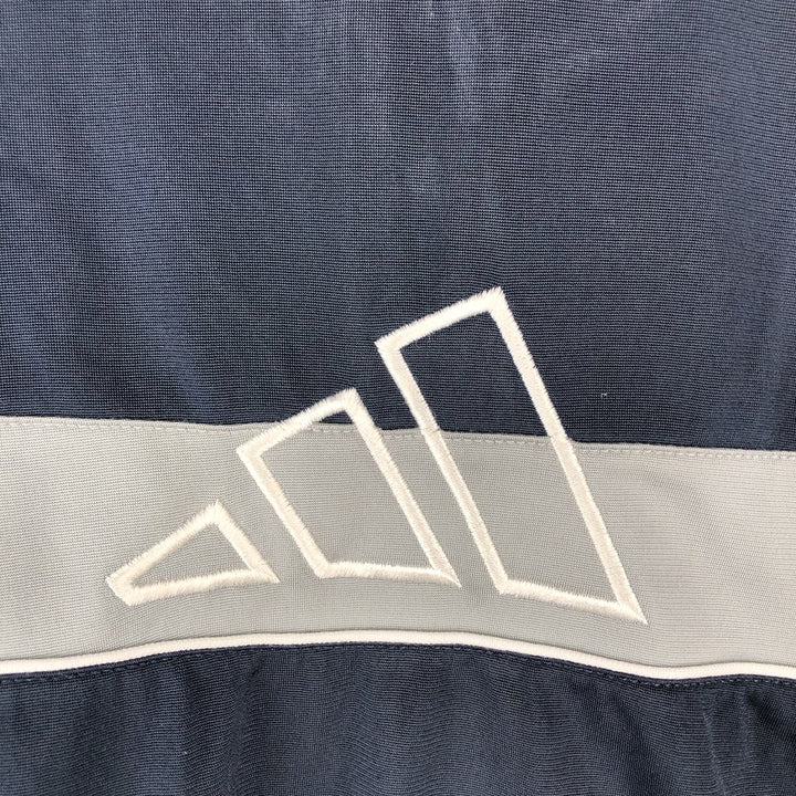 00'S adidas back logo jersey track jacket men's size L polyester navy blue type Vintage Second Hand