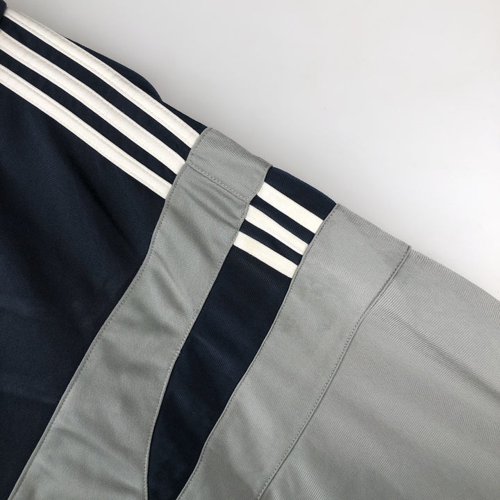 00'S adidas back logo jersey track jacket men's size L polyester navy blue type Vintage Second Hand