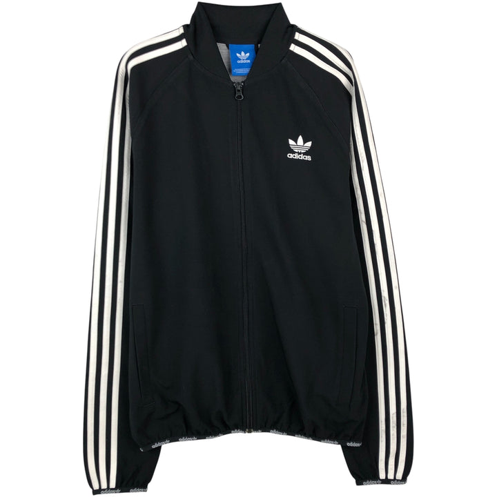 Adidas Originals Jersey Track Jacket Men's M polyester black type Vintage Second Hand