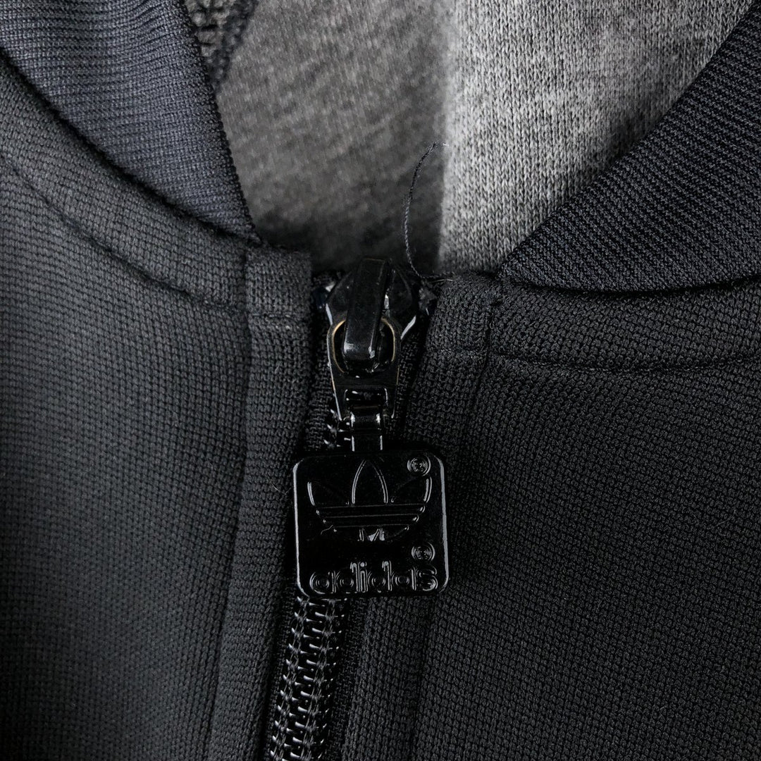 Adidas Originals Jersey Track Jacket Men's Size L recycled polyester black type Vintage Second Hand