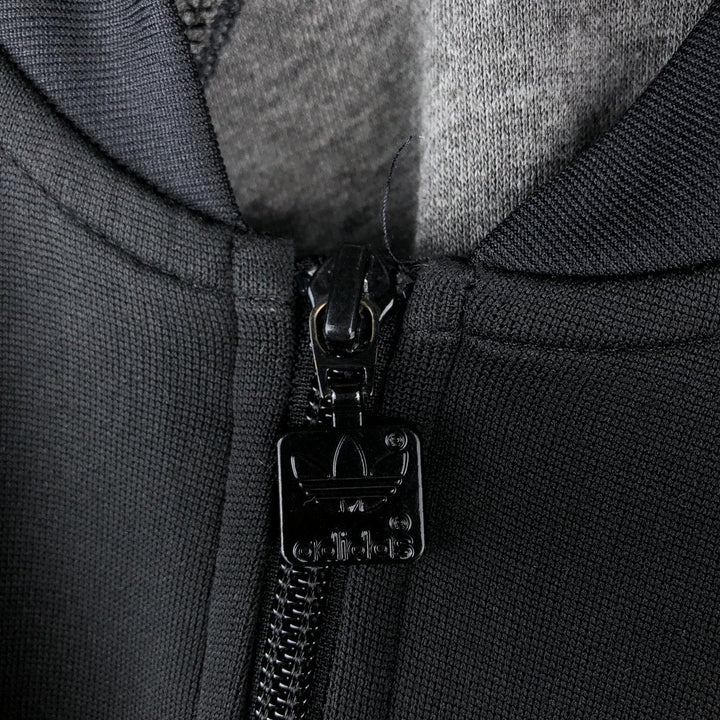Adidas Originals Jersey Track Jacket Men's Size L recycled polyester black type Vintage Second Hand