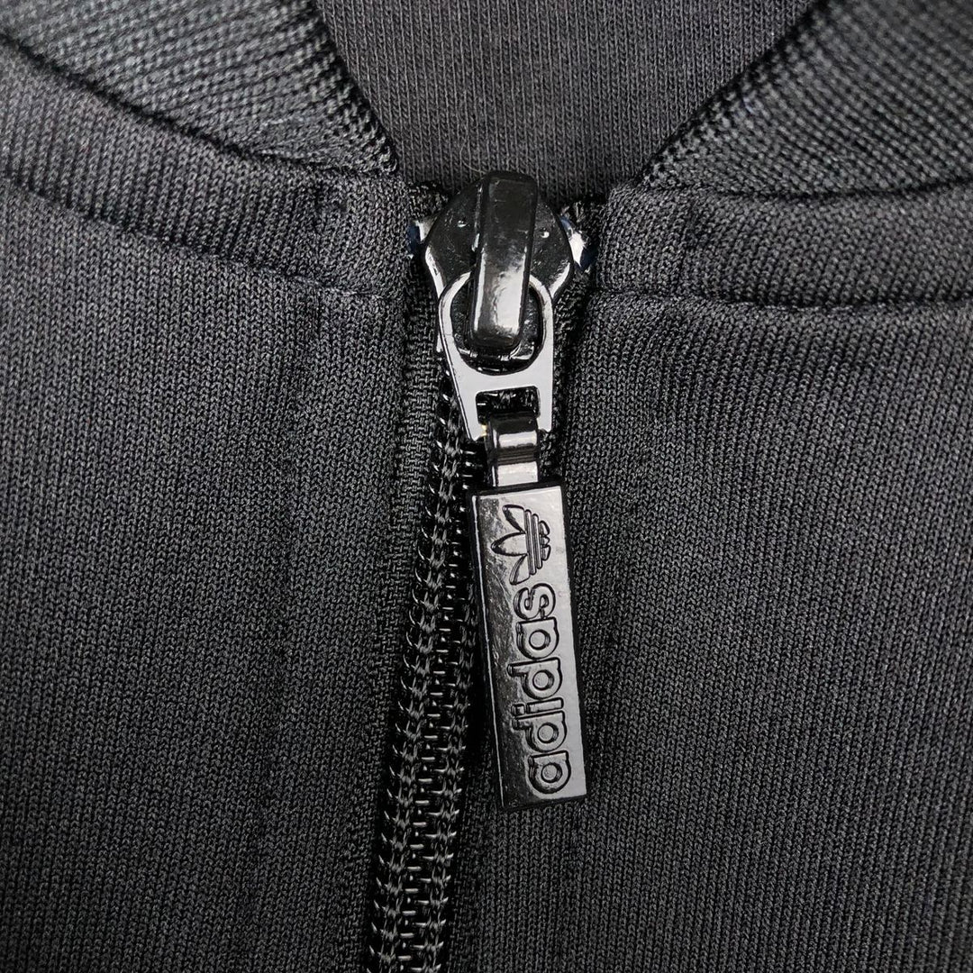 adidas Originals Women's Track Jacket, Size L polyester black type Vintage Second Hand
