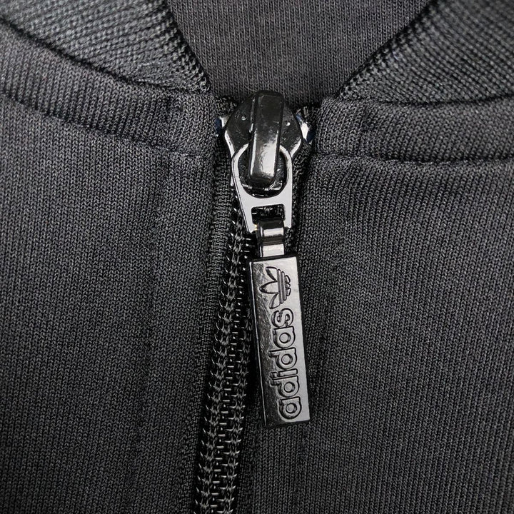 adidas Originals Women's Track Jacket, Size L polyester black type Vintage Second Hand
