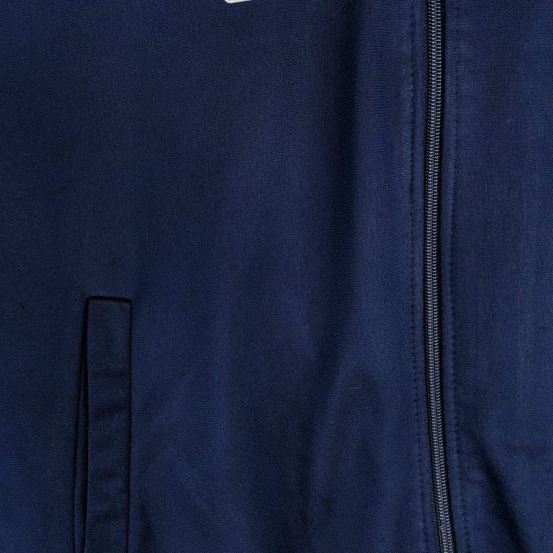 Vintage 80'S Puma Track Jacket, Men's Size L polyester Navy blue Vintage Second Hand