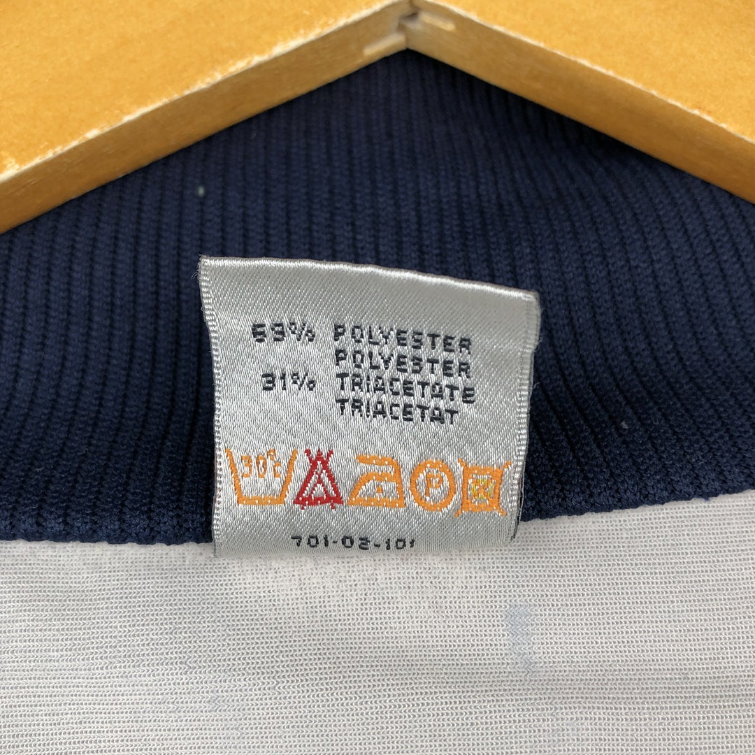 Vintage 80'S Puma Crazy Pattern Jersey Track Jacket, Men's Size XL polyester navy blue type Vintage Second Hand