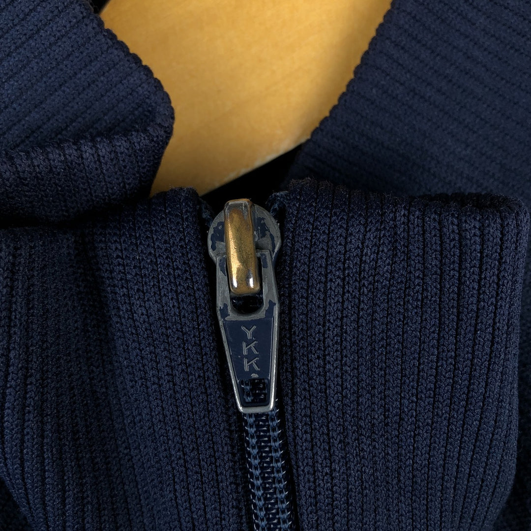 Vintage 80'S Puma Crazy Pattern Jersey Track Jacket, Men's Size XL polyester navy blue type Vintage Second Hand