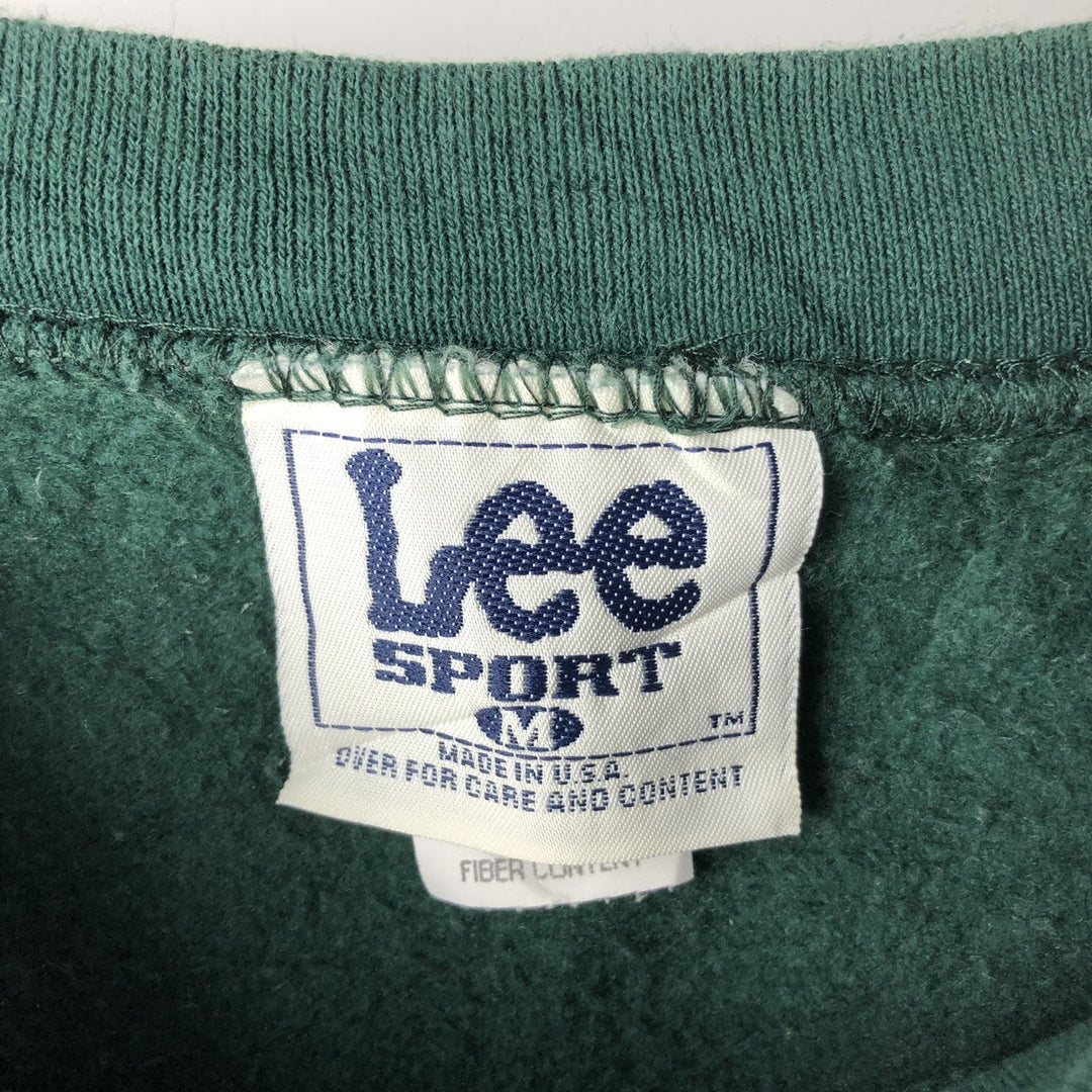 Vintage 1990'S Lee SPORT NFL Green Bay Packers sweatshirt, Made in USA, Men's Size Medium cotton Green type dark green Vintage Second Hand