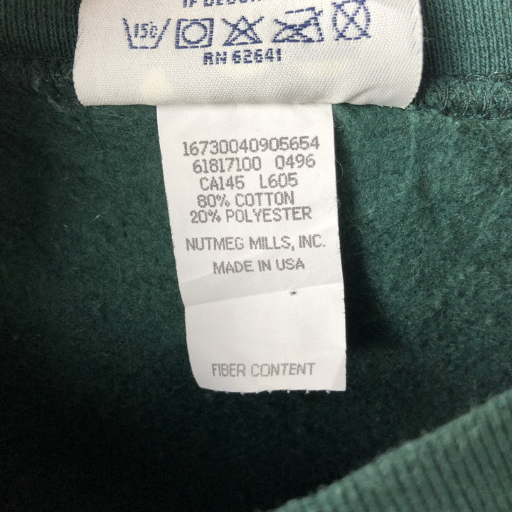 Vintage 1990'S Lee SPORT NFL Green Bay Packers sweatshirt, Made in USA, Men's Size Medium cotton Green type dark green Vintage Second Hand
