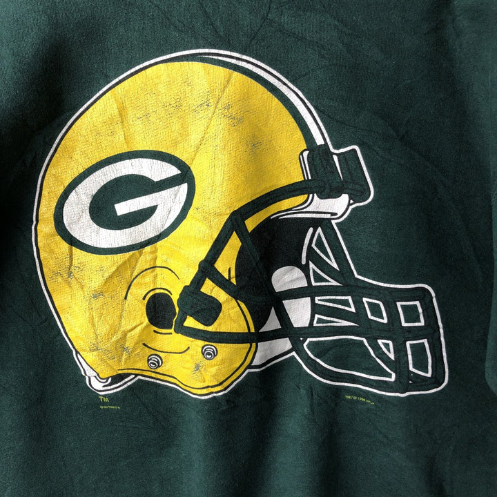 Vintage 1990'S Lee SPORT NFL Green Bay Packers sweatshirt, Made in USA, Men's Size Medium cotton Green type dark green Vintage Second Hand
