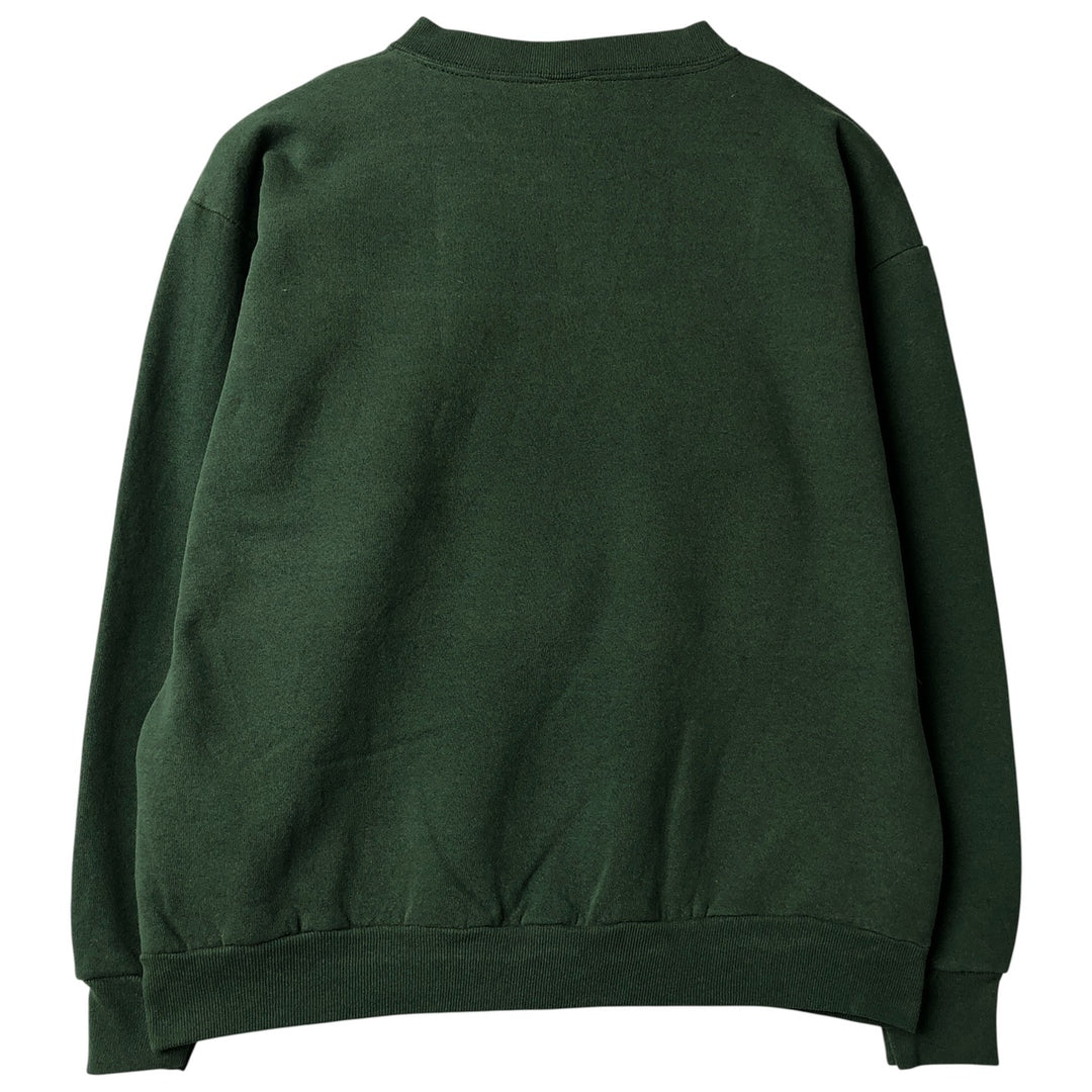 Vintage '90'S Logo Seven NFL Green Bay Packers logo sweatshirt, Made in USA, Men's Size Medium cotton dark green Vintage Second Hand