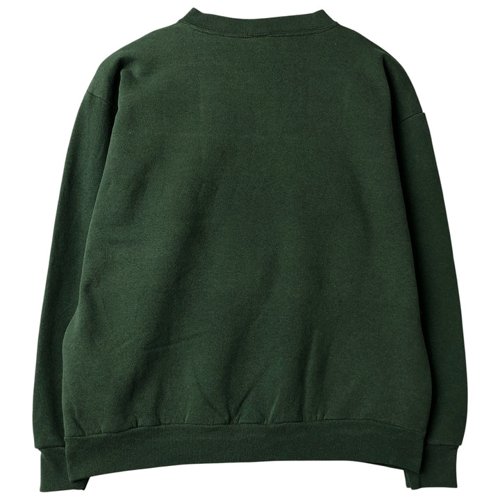 Vintage '90'S Logo Seven NFL Green Bay Packers logo sweatshirt, Made in USA, Men's Size Medium cotton dark green Vintage Second Hand