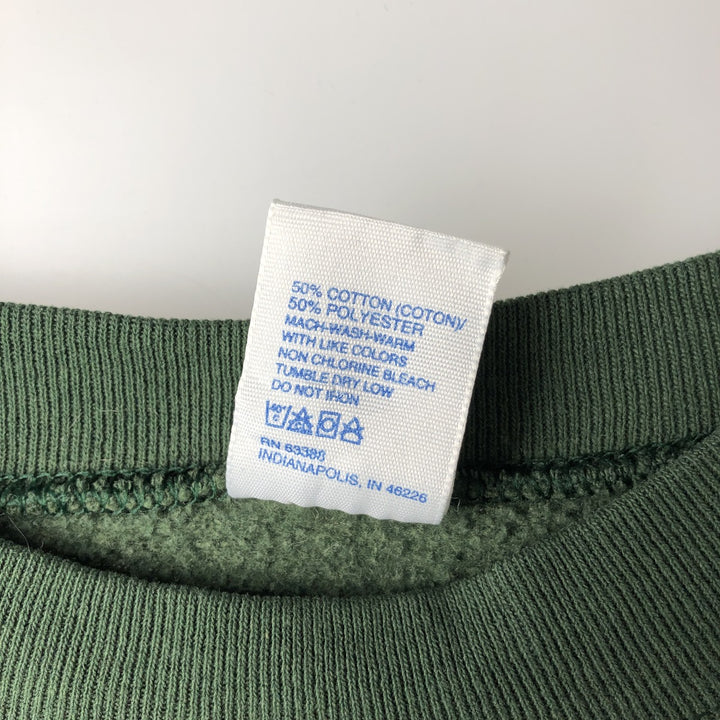 Vintage '90'S Logo Seven NFL Green Bay Packers logo sweatshirt, Made in USA, Men's Size Medium cotton dark green Vintage Second Hand
