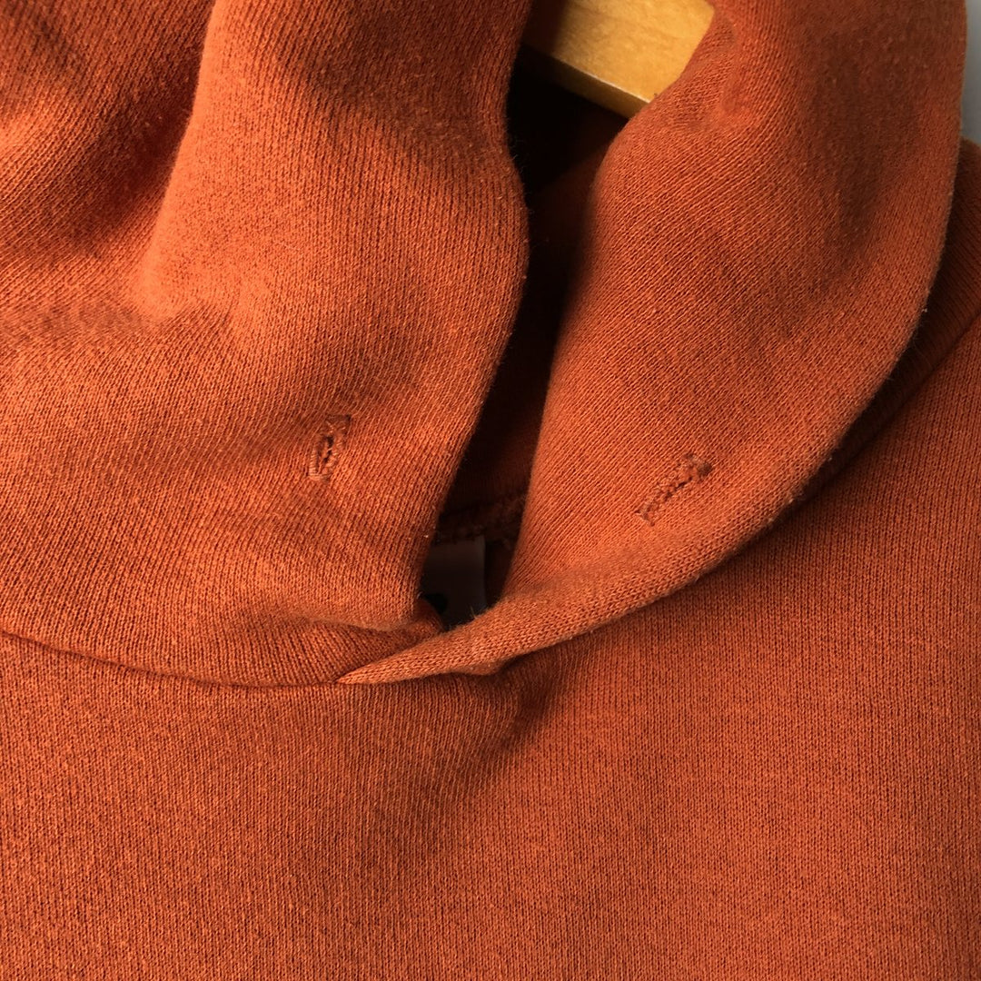 Russell College Sweatshirt Pullover Hoodie, Men's Size M cotton brown type Vintage Second Hand