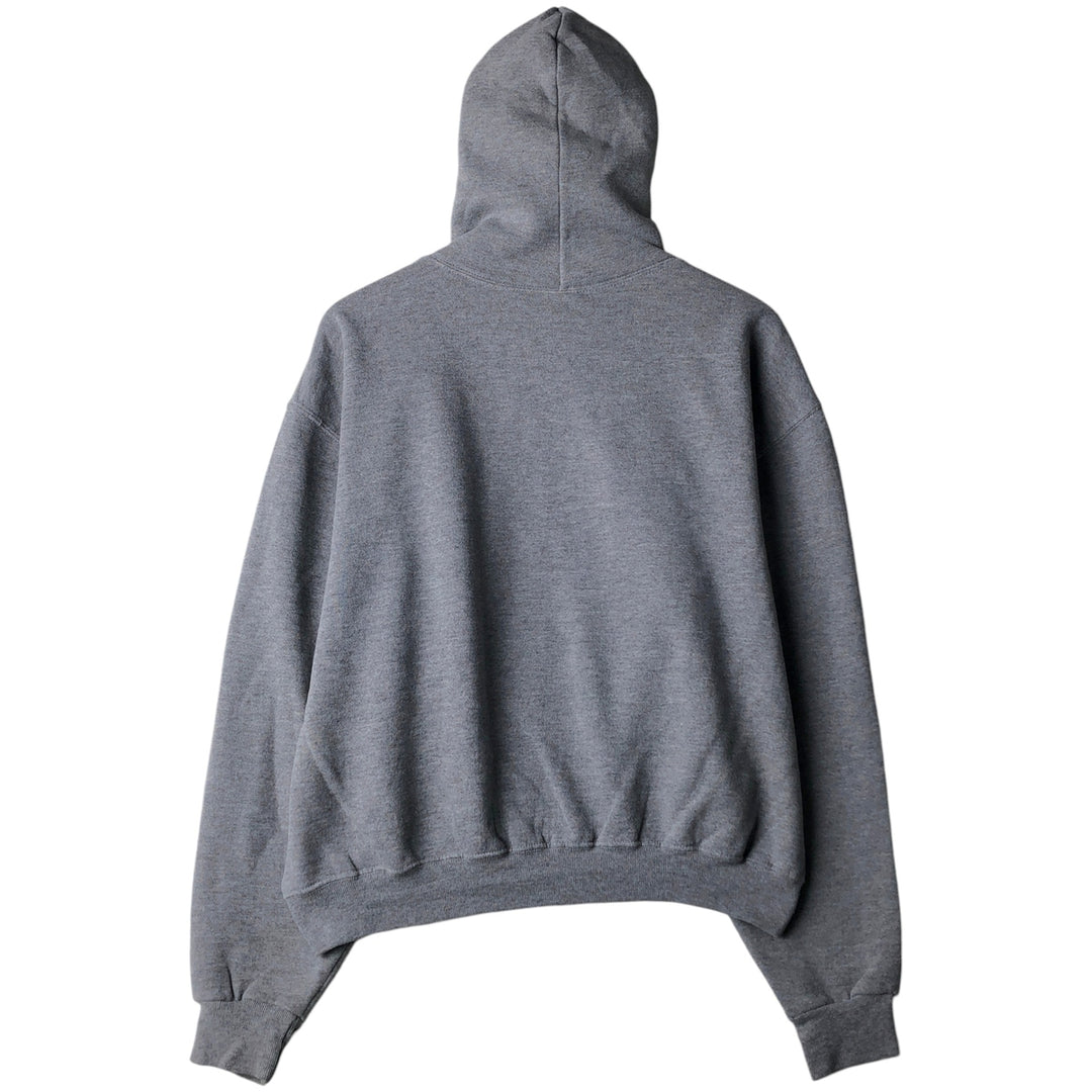 Russell College Sweatshirt Pullover Hoodie, Men's Size L polyester gray type Vintage Second Hand