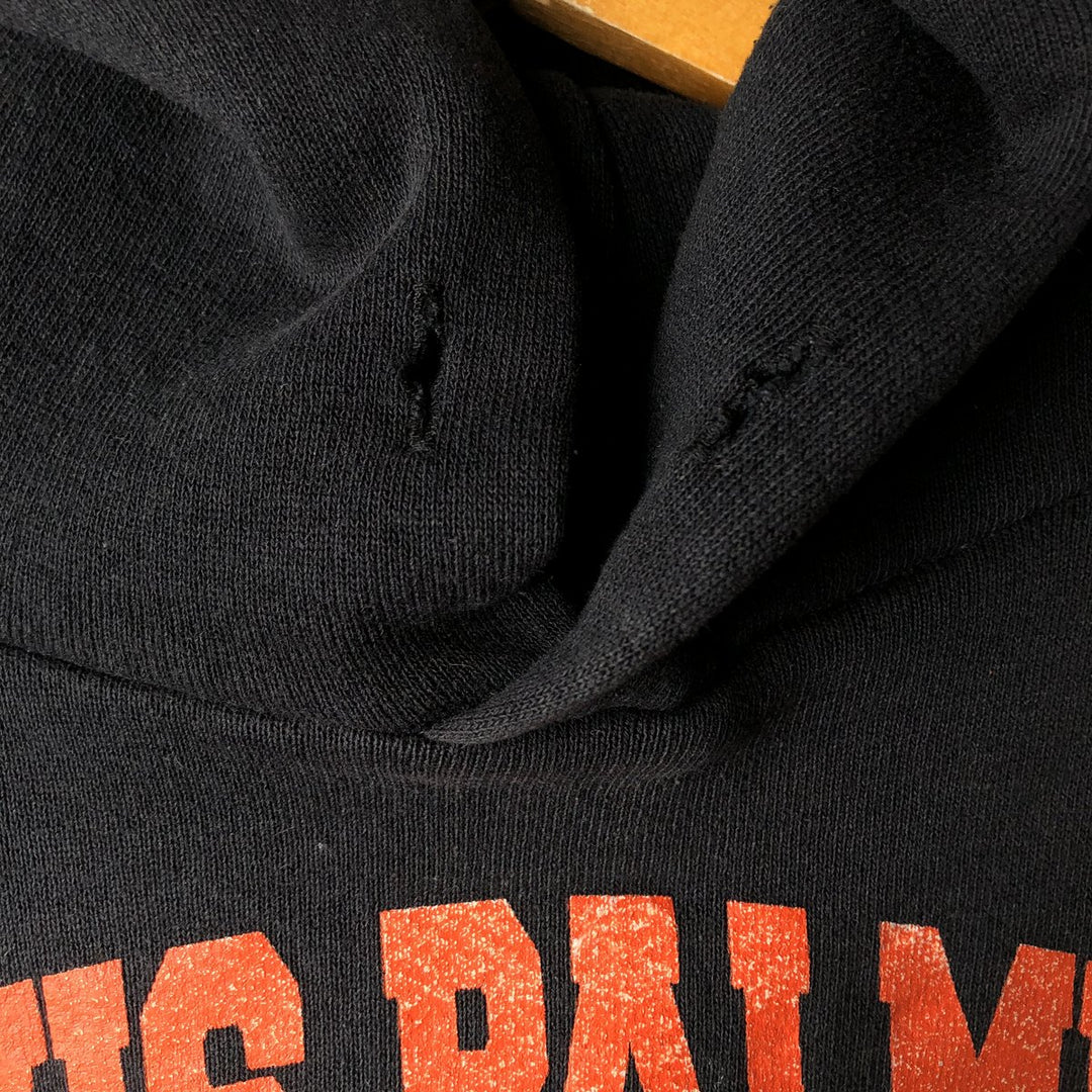 Russell College Sweatshirt Pullover Hoodie, Men's Size L cotton black type Vintage Second Hand