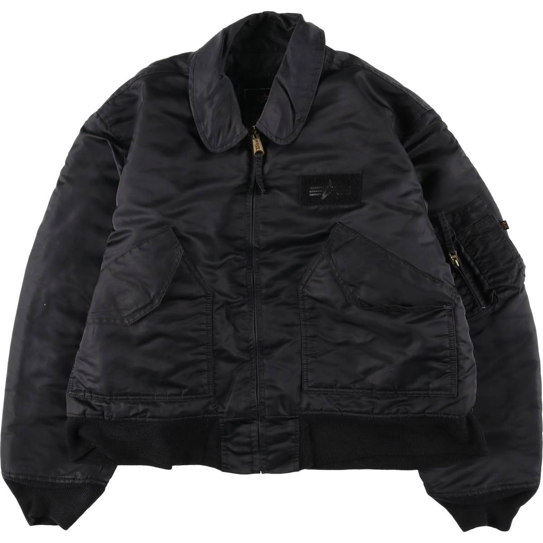Civilian Alpha CWU-45 Nylon black type Vintage Second Hand
