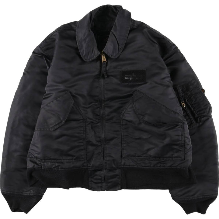 Civilian Alpha CWU-45 Nylon black type Vintage Second Hand