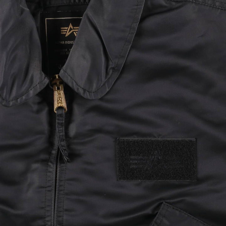 Civilian Alpha CWU-45 Nylon black type Vintage Second Hand
