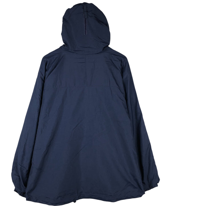 Eddie Bauer Mountain Parka Shell Jacket, Men's Size L Nylon navy blue type Vintage Second Hand