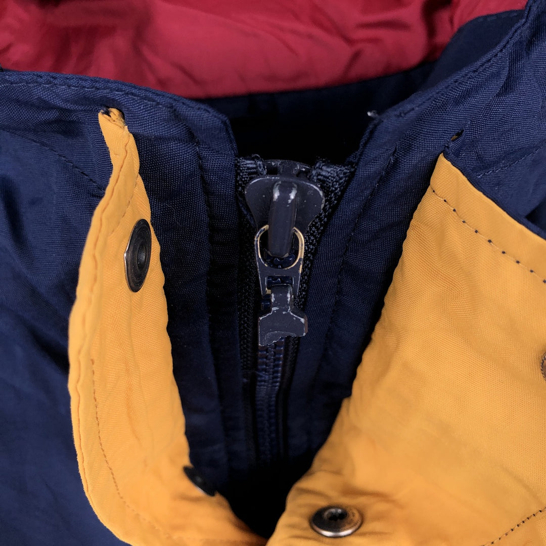 Eddie Bauer Mountain Parka Shell Jacket, Men's Size L Nylon navy blue type Vintage Second Hand