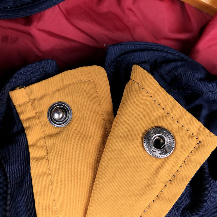 Eddie Bauer Mountain Parka Shell Jacket, Men's Size L Nylon navy blue type Vintage Second Hand