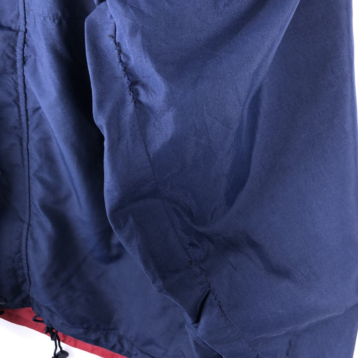 Eddie Bauer Mountain Parka Shell Jacket, Men's Size L Nylon navy blue type Vintage Second Hand