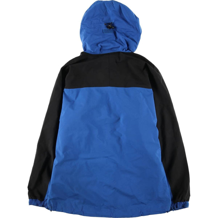 EMS GORE-TEX Mountain Parka Shell Jacket, Men's Size L polyester blue type Vintage Second Hand
