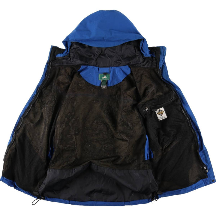EMS GORE-TEX Mountain Parka Shell Jacket, Men's Size L polyester blue type Vintage Second Hand