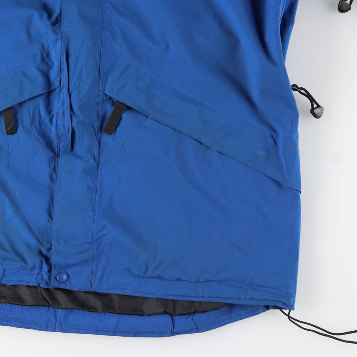 EMS GORE-TEX Mountain Parka Shell Jacket, Men's Size L polyester blue type Vintage Second Hand