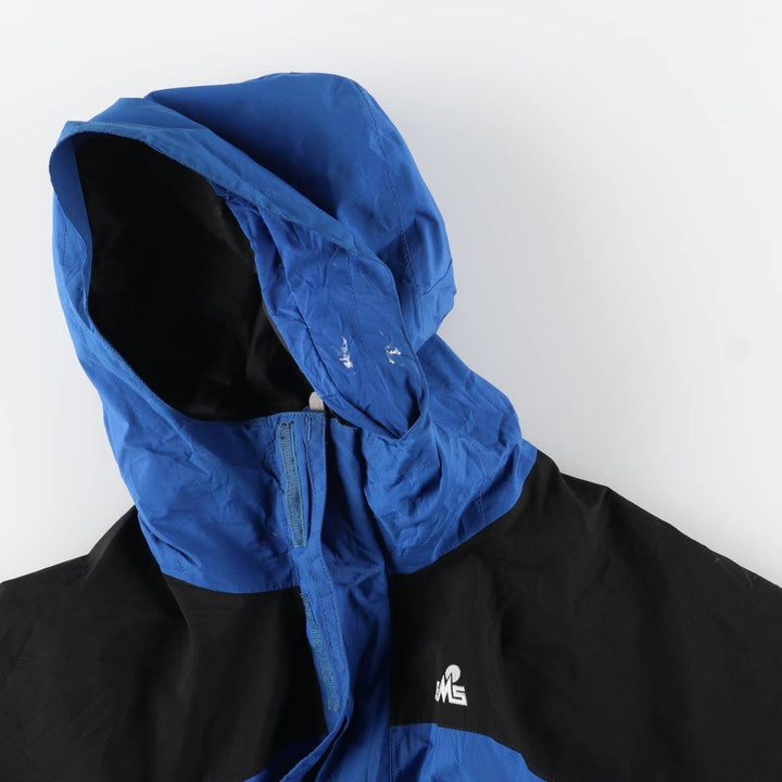 EMS GORE-TEX Mountain Parka Shell Jacket, Men's Size L polyester blue type Vintage Second Hand