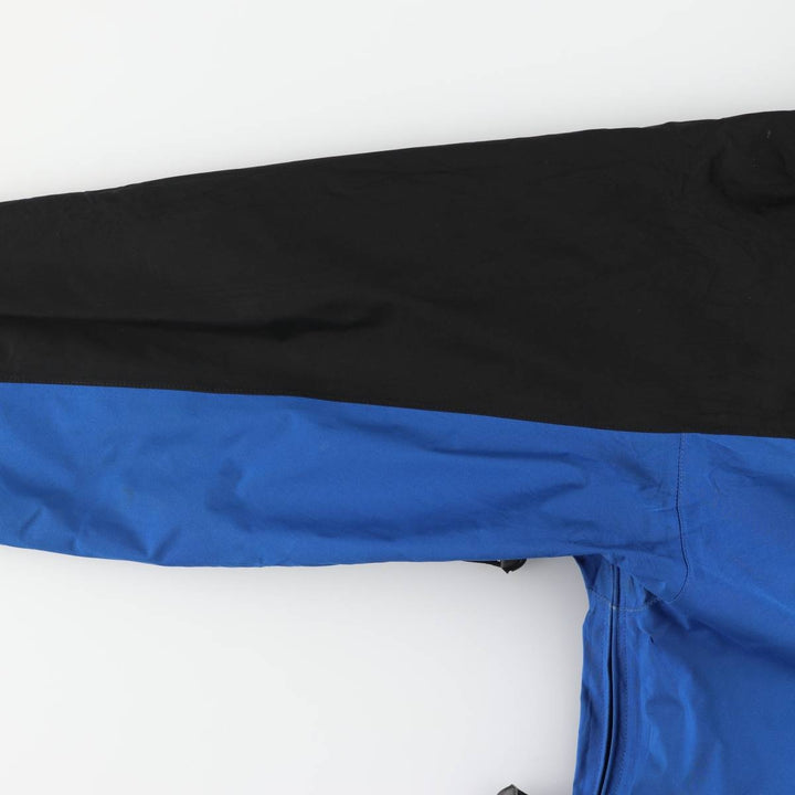 EMS GORE-TEX Mountain Parka Shell Jacket, Men's Size L polyester blue type Vintage Second Hand