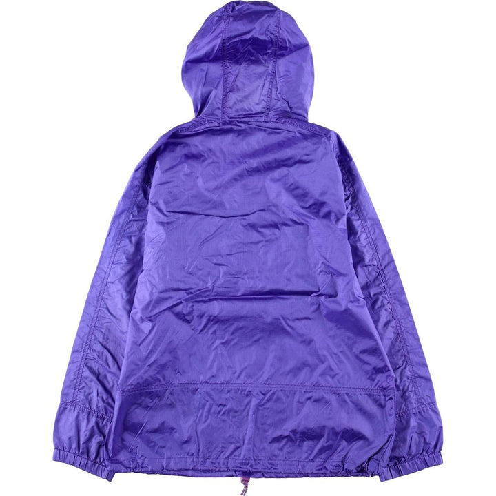 Vintage 80s-90'S Eddie Bauer Ripstop Anorak Parka with Black Tag, Made in USA, Men's Size Medium Nylon Purple type blue-purple Vintage Second Hand