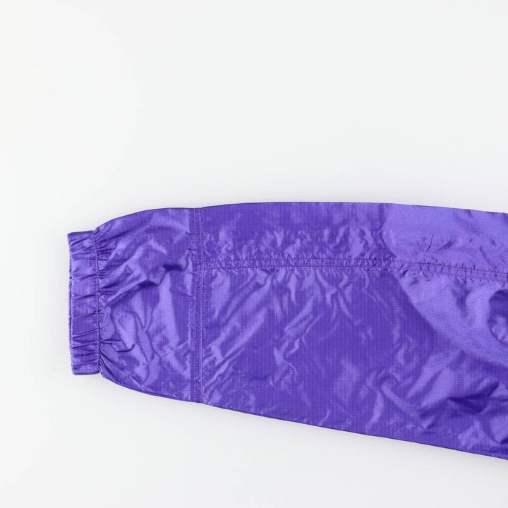 Vintage 80s-90'S Eddie Bauer Ripstop Anorak Parka with Black Tag, Made in USA, Men's Size Medium Nylon Purple type blue-purple Vintage Second Hand