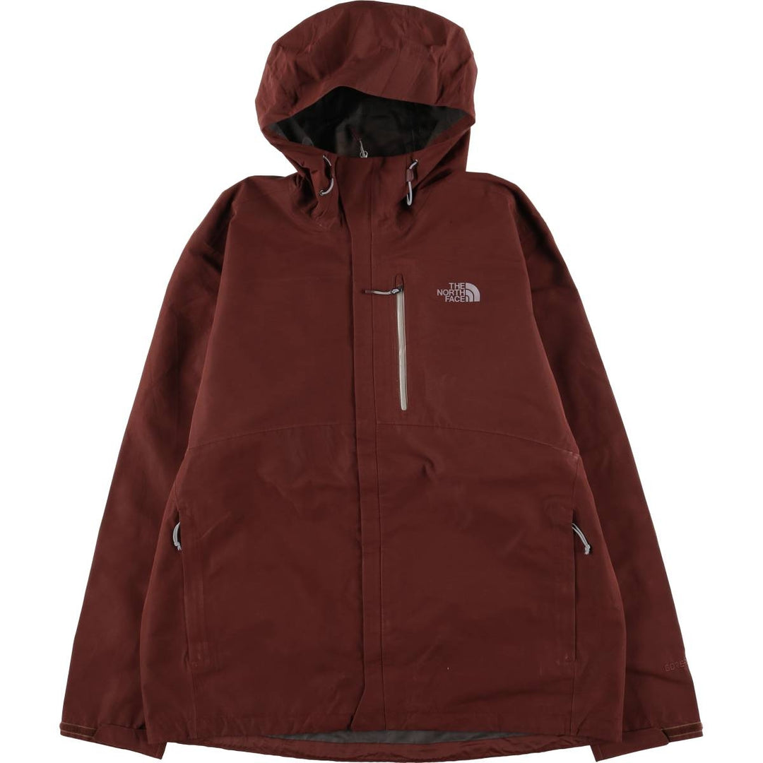 The North Face Mountain Parka Shell Jacket, Men's XL polyester red type Vintage Second Hand
