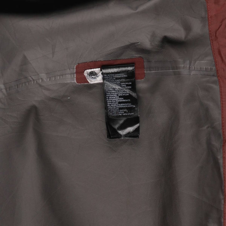 The North Face Mountain Parka Shell Jacket, Men's XL polyester red type Vintage Second Hand